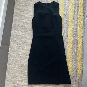 Mango black work dress - size s